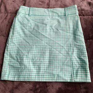 Mint Checkered Skirt